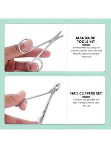 Bộ dụng cụ làm móng tay và móng chân 12 trong 1 bằng thép không gỉ, bộ chăm sóc móng chuyên nghiệp kèm hộp da, thích hợp sử dụng tại nhà, văn phòng, du lịch ngoài trời, món quà hoàn hảo cho nam và nữ, phụ kiện du lịch thiết yếu. - Nhiều màu - Xem 6