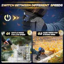 2025 Upgraded Portable Dust Cleaner,Compressed Air Duster With Adjustable Speeds,Handheld Electric Dust Blower,Mini Jet Dry Blower Fan, For Cleaning, Camping, Outdoor - Black 1 Battery - View 7
