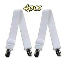 2/4pcs Anti-Slip Bed Sheet And Sofa Pad Fixator - Invisible Non-Slip Clips, Seamless Magic Tool, Suitable For Mattresses, Durable Nylon Material, Hand Wash Only, Invisible Non-Slip Bed Sheet Fixator, Fits All Mattresses And Mattress Protectors, Furniture Stability, Fashionable Design.