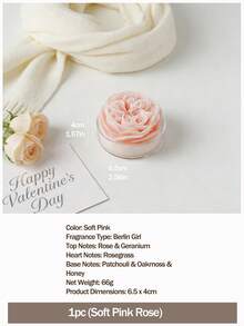 1pc/4pcs/8pcs Handmade Scented Candles, Frosted Heart & Peach Blossom Shapes | 5 Fragrance Options | Bedroom/Home/New Year Decor Candles | Gift For Her - Wedding/Valentine's Day/Christmas/Anniversary/Birthday/Thank You - Multicolor - View 13