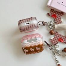 Étui de protection transparent et mignon rose-brun compatible avec Apple Pro 1ère/2ème/3ème génération - Rose bonbon - Voir 4