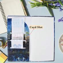 Travelers Notebook Inserts With PVC Sleeve Holder,Graph Paper, Standard Regular TN Journal Notebook For Journals,Dis,Planners,30 Sheets,8.5\ X 4.7\,Starry Sky - 星空PVC&Graph - 查看 6