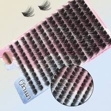 156pcs 13-Row Large-Capacity Eyelash Case, Soft And Fluffy Clustered False Eyelashes, Anime Eyelashes, Suitable For Cosplay, Reusable, Suitable For Daily Outings, Dates, Parties, Outdoor Events, And Festivals, Ideal For Beginners Eyelash Extension Tools, Cluster False Eyelashes, Eyelash Clusters, DIY Clusters - D - View 3