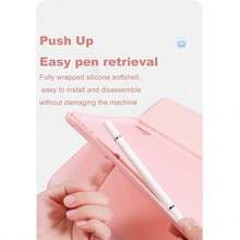 1 件装磁吸式皮革保护套，带手写笔插槽和无线键盘，兼容 iPad 10.9/Pro 11/Air 4 10.9/Air 5 10.9/Pro 10.5/Air 10.5/iPad 10.2/Air/Air 2/Pro 9.7（2017/2018）/iPad Mini 6/5/4/3/2/1，可折叠成支架