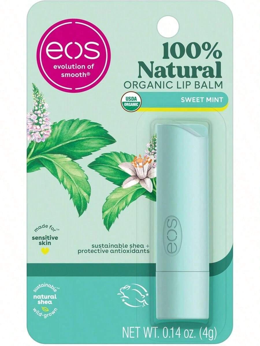 EstiloTendenciaeos (1) BáLsamo Labial OrgáNico Y Duradero, Cuidado De Los Labios – Menta Dulce, Aceites OrgáNicos Nutritivos, Manteca De KaritéCalidad PremiumVersióN Mejorada - 1 - Ver 1