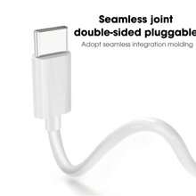 Type C To 3.5 Mm Aux Adapter Type-C 3.5mm Jack Audio Cable For Phone Laptops 3.5 Wired Earphones Audio Adapter Aux Cable - 白色 - 查看 3