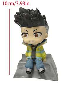 1/2件套动漫角色赛博朋克边缘行者Q版手办，桌面或车内装饰摆件，露西和戴维 - 彩色 - 查看 5