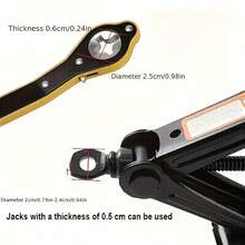 2026新款轮胎更换工具套装！多功能千斤顶汽车轮胎工具套装 - 棘轮扳手和棘轮手柄，方便组合使用，汽车保养必备！这款卧式千斤顶采用优质碳钢制成，设计巧妙，方便更换和修理轮胎，助您快速解决轮胎问题。 - 彩色 - 查看 8