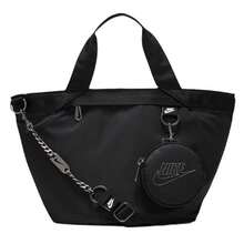 Nike 簡約時尚休閒運動 織品 托特包購物袋單肩手提包 常規 男女同款 黑色 - 黑色 - 查看 5