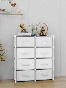 Multifunctional Portable Cube Storage Cabinet With Drawers, Dustproof Wardrobe, Shelves, Shoe Rack, Freestanding Display, Easy Assembly, Floor Storage Rack, Book Organizer, Suitable For Bedroom, Living Room, Kitchen, Study, Office, Holiday Storage, Christmas Gift - Multicolor - View 1