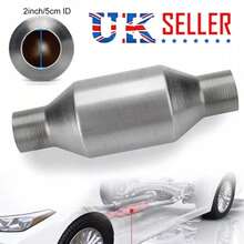 UNIVERSAL SPORTS CAT CATALYTIC CONVERTER HIGH FLOW 400 CELL STAINLESS 2" Inch UK - A - View 7