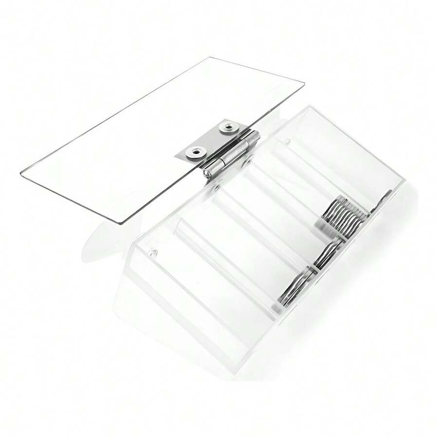 TendenciaMarimba Portamonedas Acrílico Con TapaCalidad premium - Transparente - Ver 1