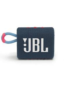 JBL Go 3 Portable Mini Bluetooth Speaker, Wireless Speaker, IP67 Waterproof And Dustproof, Big Audio And Punchy Bass, 5 Hours Of Playtime For Home, Outdoor And Travel, Multicolor - Blue and Pink - View 2
