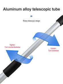 Car Glass Cleaning Tool, Window Cleaner With Reusable Washable Microfiber Pads And Extendable Handle, Suitable For Cars, Trucks, SUVs, RVs And Home Use (5 Pads/3 Pads/1 Pad) - one-size - View 4