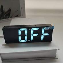 1 chiếc đồng hồ để bàn LED có gương, đồng hồ báo thức kỹ thuật số với chức năng báo lại, hiển thị thời gian, đèn ngủ điện tử để bàn, cổng USB, trang trí nhà cửa, thích hợp cho phòng ngủ, văn phòng, phòng khách, ký túc xá, đồ dùng học tập cho năm học mới. - Nhiều màu - Xem 15