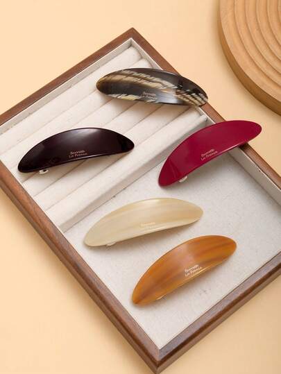 2 st/1 st ovala hårspännen för kvinnor, moderiktiga mångsidiga håraccessoarer lämpliga för vardagsbruk, utflykt, fest, dejt, damaccessoarer, present