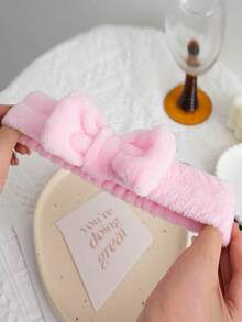 三件套奢华超细纤维SPA头带和腕带套装 - 1个洁面头带，2个洁面腕带，化妆头带，护肤头带，天鹅绒蓬松海绵头带，SPA头带，腕带，柔软舒适，一套女士洗脸、化妆、沐浴和护肤发饰 - 彩色 - 查看 4