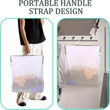 2pcs Mesh Laundry Bags, Suitable For Washing Machine, Fine Mesh Laundry Bag With Handle, Wider Side Opening Zipper Clothes Washing Bag, For Washing Clothes, Shirts, Bras, Stockings, Socks, Underwear (Multiple Sizes) - Multicolor - View 6