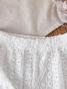 2pcs/Set White Strawberry Print Camisole Top And Matching Strawberry Flared Pants, Summer New Outfit Suitable For Outing And Photoshoot - White - View 7