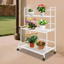 YUNRUX Plant Cages & Supports - White - View 10