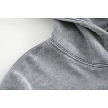 1pcsMen's Unisex "God Has His Plans - Faith Enlightenment" Printed Cotton Hoodie, Vintage Casual Fashion Daily Soft Warm Hoodie, Suitable For Streetwear And Spiritual Aesthetic Enthusiasts, Men's Winter Clothing - 灰色 - 查看 6