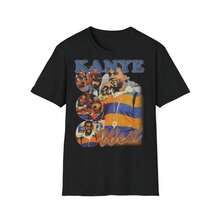 Kan Ye Rap Shirt _ Vintage Rap Tee _ Hip Hop Streetwear Graphic Shirt _ Unisex Merch Tee - màu đen - Xem 1