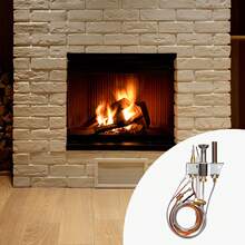 Gas Pilot Assembly, OE 4021-732, 25660 Fireplace Gas Pilot Assembly, Natural Gas Ignition Replacement With Pilot Tube, Thermocouple, Thermopile, Wires, Compatible With Heatilator Models - 4021-732 - Xem 9