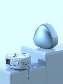 3-In-1 Retractable Multi-Function Charging Cable/Car Charger, Built-In Hidden Phone Holder, 3 Ports, Compatible With Vivo/OPPO/Apple And Other Mainstream Brands Of Phones, Tablets And Laptops - MFi Certified, Durable Cable - Multicolor - View 14