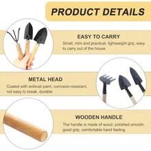 Garden Tool Set 12 Pcs Gardening Tools Set With Trowel Shovel And Hand Rake Aluminium Garden Hand Tools - Black - View 3