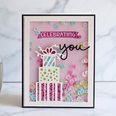 创意礼盒金属切割模具，DIY剪贴簿相册和压花模板，贺卡制作工具，卡片纸切割工艺品，礼品卡制作模板模切。