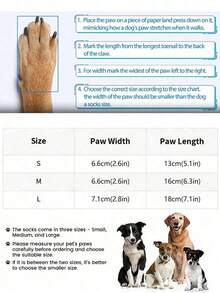 4 Pieces Non-Slip Dog Socks, Soft Adjustable Pet Paw Protectors, Dog Shoes, Pet Shoes, Dog And Socks, Double-Sided Indoor Outdoor Non-Slip Pet Paw Protectors, Suitable Small, Medium And Large Dogs, Breathable Accessories To Cover Dog Paws Outdoors, Black - màu đen - Xem 11