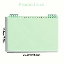 B5 Flip Notebook, Thick Gridline Memo Pad, Horizontal Layout, Suitable For University Students - Multicolor - View 2