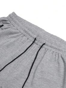 Quần dài nam cỡ lớn 1XL-5XL, kiểu dáng rộng rãi, thoải mái, thích hợp cho cả người gầy và người thừa cân, lý tưởng cho mùa xuân và mùa thu. Quần thể thao đa năng phù hợp cho chạy bộ, leo núi và sinh hoạt thường ngày. - Xám - Xem 4