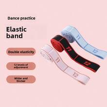 1 pieza Banda de resistencia para piernas y glúteos con diseño de bucle, bandas de ejercicio elásticas para entrenamientos en casa, entrenamiento muscular, estiramiento y yoga, 3 niveles de bandas de resistencia - Multicolor - Ver 3