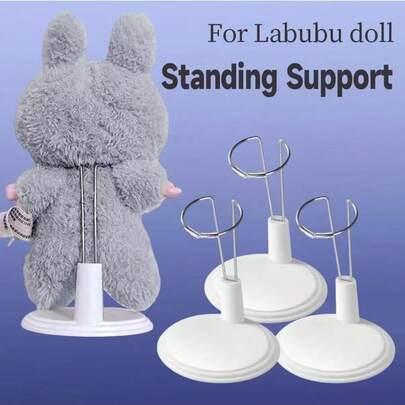 Penyangga Anak Patung Boleh Laras 3 keping/1 keping, Pemegang Paparan Anak Patung, Sesuai Untuk Anak Patung 6.8 Inci Dan Anak Patung 4-6.8 Inci Yang Lain, Penyangga Sokongan Plastik Putih/Hitam (Anak Patung Tidak Termasuk), Sesuai Untuk Anak Patung, Pameran Perabot Dan Pameran Anak Patung. Penyangga Ini Boleh Membuat Anak Patung Berdiri Tegak. Pilihan Yang Baik Untuk Hadiah Percutian.