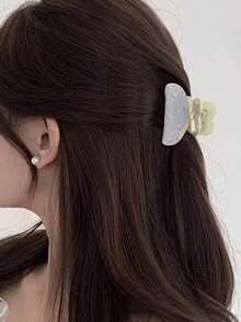 3pcs Cute, Sweet And Elegant Flower & Bow Hair Clips, Petite And Refined, Suitable For Daily Wear, Home, School, Beach, Work, Party, Holiday, Birthday, Back To School, Valentine's Day, Mother's Day, Wedding, Music Festival, All Seasons Summer Outfits Claw Clips Beach Accessories Vacay - Multicolor - View 7