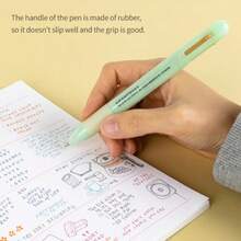 Korea LifeandPieces 0.4 Mm 4 Color Quick Dry Gel Pen Made In Korea 1 Pcs 4 Colors Ball Pen APRICOT - 杏色 - 查看 6