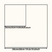 8 miếng vải màu trơn, cắt sẵn hình vuông, dùng để đựng phân bón, may vá thủ công, làm chăn bông, các mảnh vải vuông cắt sẵn để may vá và sản xuất chăn bông, phiên bản màu trơn. - trắng - Xem 3