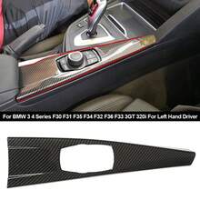 For BMW 3 4 Series F30 F31 F32 F36 3GT 320i Carbon Fiber Car Center Console Gear Shift Panel Sticker Cover Interior Decoration - Left Hand Drive - View 6