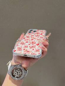 1pc Valentine's Day Heart Envelope Design, Transparent Shockproof TPU Phone Case, Can Be Used As Holiday Gift To Store Photos, Cards, Compatible With Apple IPhone Xs/Xsmax/Xr/11 12 13 14 15 16pro/Promax/14 15 16plus/17/17promax - Multicolor - View 6