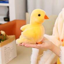 Cute Little Yellow Duck And Chick Plush Toy, Fun Jumping Chick Bag Pendant, Suitable For Car Decorations, Office Desks, Children's Companions, Christmas, Children's Day, Thanksgiving, Easter, Realistic Little Yellow Duck. - Multicolor - View 11