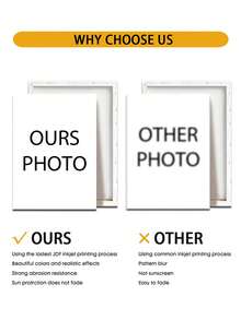 1 pieza Póster de pintura al óleo personalizable de alta definición, póster de lienzo personalizado, foto personalizada, comparte tus recuerdos favoritos y momentos preciados, regalo perfecto para amigos y familiares, adecuado para decoración de pared en aniversarios, Día de San Valentín, Día de la Madre, cumpleaños, etc. - Multicolor - Ver 7