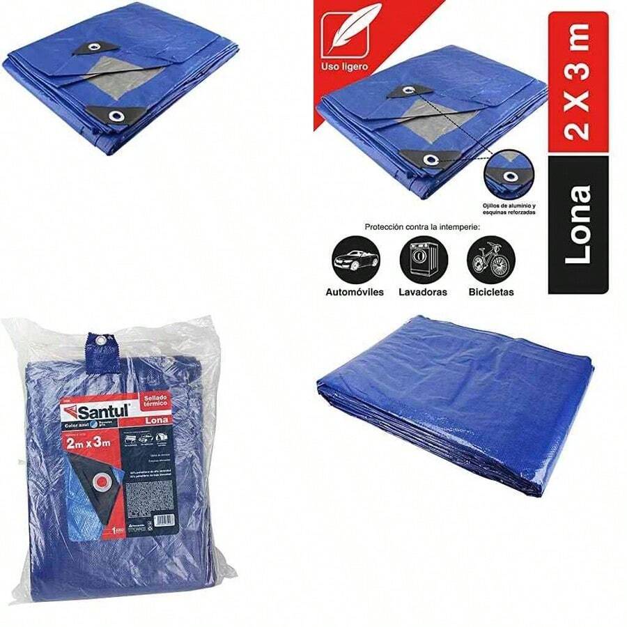 Santul 5412 Lona uso ligero, 4 X 5 M - 4 x 5 metros - Ver 1