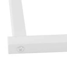 SanBouSi 1PCS Kitchen Microwave Stand 2-Tier Microwave Shelf Rectangle Tabletop Microwave Oven Rack - Light Walnut and White - View 8