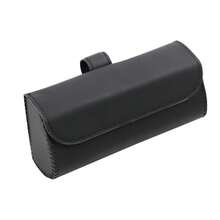 PU Leather Sunglasses Case, Car Sun Visor Sunglasses Clip, Magnetic Glasses Storage Box, Car Interior Accessories, Car Glasses Box, Eyeglass Frames, Sunglasses Clip, Card Holder, Universal Multi-Function Car Accessories