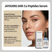 JAYSUING 铜肽面部精华液，蕴含玻尿酸和 GHK-Cu，紧致保湿抗衰老面部精华，温和配方，30毫升/1液盎司 - 彩色 - 查看 8