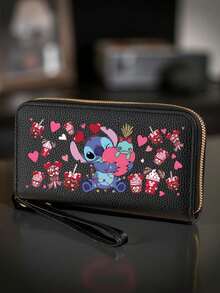 1pc Fashion Large Capacity Zipper Long Wallet, Unisex Credit Card Holder Coin Purse, Practical Back To School Essential, Daily Travel Holiday Gift Accessory - Multicolor - View 10