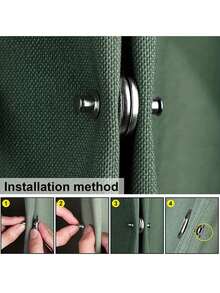 12pcs/6pcs/2pcs Magnetic Curtain Closures, Curtain Weighted Magnetic Clips With Nails, Multi-Use, Magnetic Curtain Clips, Keep Curtains Or Shower Curtains Tightly Against Wall, Prevent Blowing Away, Easy To Install Wall-Mounted Magnetic Clips, Suitable For Shower Curtains, Seams, Walls - Multicolor - View 7