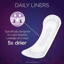 Daily Microliners, Incontinence Panty Liners, Lightest Absorbency, Long, 50 Count - Paquete de 50 unidades de 1 - Ver 2