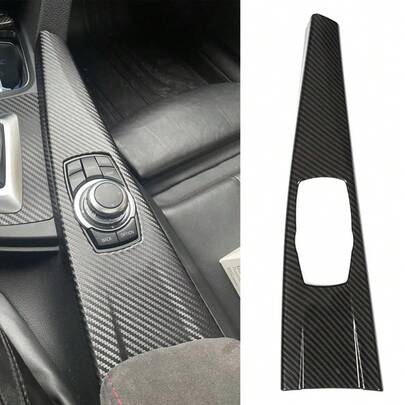 Carbon Fiber Car Center Console Gear Shift Panel Sticker Decal Trim For BMW 3 Series 4 Series F30 F31 F32 F36 3GT 320i